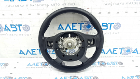 Руль голый Mitsubishi Outlander 22-26 кожа черная, без лепестков, царапины