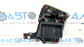 Ornamente laterale stânga față cu deflector pentru Mitsubishi Outlander 22-25, piele gri, gri cu crom