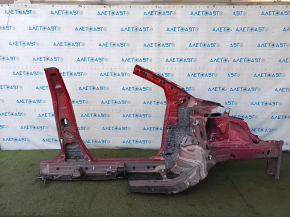 Четверть передняя левая Toyota Prius 50 16-22 отпилена, с центральной стойкой, красная, тычки