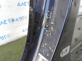 Четверть крыло задняя левая Kia Niro 17-22 HEV отпилена, с центральной стойкой, черный ABP, тычки