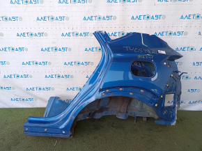 Aripă spate stânga Hyundai Tucson 19-21 pe caroserie, albastră