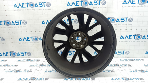 Диск колесный R20х8J ET35 Mitsubishi Outlander 22-26 черный с хромом, легкая бордюрка