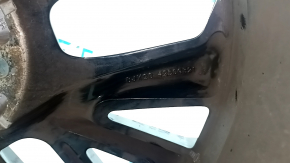 Диск колесный R20х8J ET35 Mitsubishi Outlander 22-26 черный с хромом, легкая бордюрка