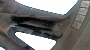 Диск колесный R20х8J ET35 Mitsubishi Outlander 22-26 черный с хромом, легкая бордюрка