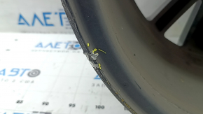 Диск колесный R20х8J ET35 Mitsubishi Outlander 22-26 черный с хромом, бордюрка