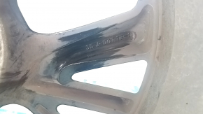 Диск колесный R20х8J ET35 Mitsubishi Outlander 22-26 черный с хромом, бордюрка