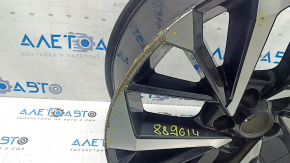 Диск колесный R20х8J ET35 Mitsubishi Outlander 22-26 черный с хромом, легкая бордюрка