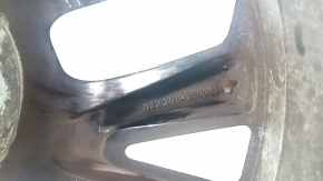 Диск колесный R20х8J ET35 Mitsubishi Outlander 22-26 черный с хромом, легкая бордюрка