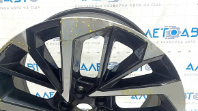 Диск колесный R20х8J ET35 Mitsubishi Outlander 22-26 черный с хромом, бордюрка