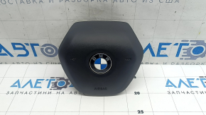 Подушка безопасности airbag в руль водительская BMW 3 G20 19-26 черная, царапины