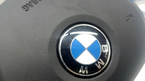 Подушка безопасности airbag в руль водительская BMW 3 G20 19-26 черная, царапины