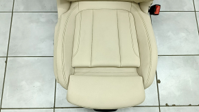 Пассажирское сидение BMW 3 G20 19-22 с airbag, электрическое, Sport, кожа бежевая, под чистку