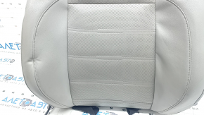 Обшивка спинки водительского сиденья Honda CRV 17-22 кожа серая, перфорация, подогрев, под чистку, замята