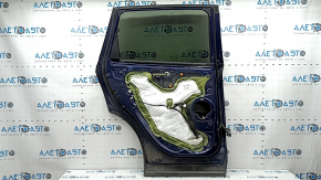 Дверь в сборе задняя левая Honda CRV 17-22 синий B-588P, тонировка, тычка