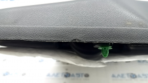 Panou ușă spate dreapta negru pentru Honda CRV 17-22, cotieră din piele gri, inserție din piele gri, mulaj tip lemn, difuzor tip tweeter, zgârieturi, gata de curățare chimică