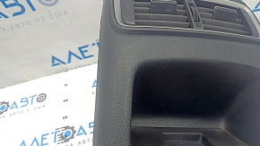 Накладка центральной консоли задняя Honda CRV 17-22 черная, с воздуховодом, потерта