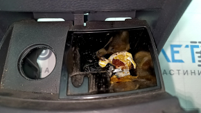 Ornamente consolei centrale spate pentru Mercedes CLA 14-19, negre, texturate, buzunar lavabil chimic