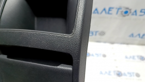 Ornamente consolei centrale spate pentru Mercedes CLA 14-19, negre, texturate, buzunar lavabil chimic