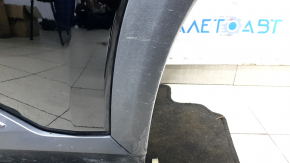 Дверь в сборе задняя левая Nissan Rogue 21-26 S, SV, черный KH3, царапины на хром молдинге, царапины на накладке