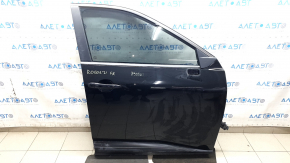 Дверь в сборе передняя правая Nissan Rogue 21-26 черный KH3, keyless, царапины на хром молдинге, побелел пластик