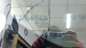 Дверь багажника голая со стеклом Nissan Rogue 23-26 SV, keyless, черный KH3, с проводкой, царапины