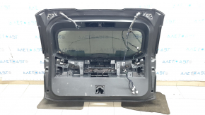 Дверь багажника голая со стеклом Nissan Rogue 23-26 SV, keyless, черный KH3, с проводкой, царапины