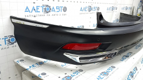 Бампер задний голый нижняя часть Honda CRV 20-22 структура, с молдингами, отражателями, парктрониками и проводкой, царапины