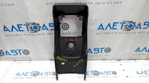 Накладка центральной консоли задняя Ford Escape MK3 13-19 черная, потерта