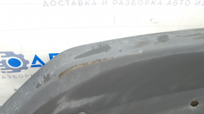 Губа переднего бампера Nissan Rogue 21-23 серая, царапины, потерта