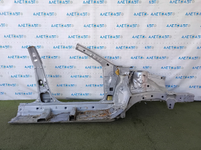 Четверть передняя левая Toyota Camry v40 отпилена, с центральной стойкой, серебро, коррозия