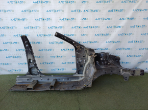 Четверть передняя левая Toyota Camry v50 12-14 usa, черная, отпилена, с центральной стойкой