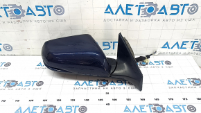 Зеркало боковое правое в сборе Honda CRV 17-22 9 пинов, поворотник, BSM, подогрев, синее