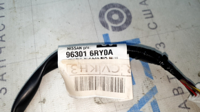 Зеркало боковое правое сборе Nissan Rogue 21-23 SV, 6 пинов, BSM,  черное+структура