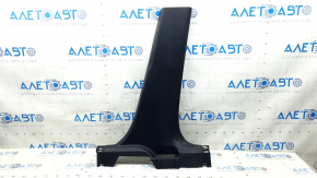 Ornament stâlp central dreapta jos pentru Nissan Rogue 2021-2024, negru, SV, SL, fabricat în SUA, cu mufă, zgârieturi