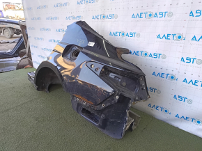 Четверть крыло задняя левая Toyota Camry v70 18-24 без BSM, отпилена, черная, вмятинка