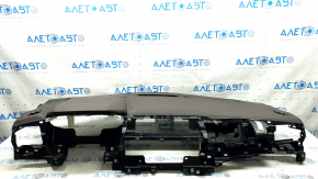 Bord față Nissan Rogue 21-23 cu AIRBAG, maro, fabricat în SUA, cu ornamente, zgârieturi, urme de lovire, suport rupt
