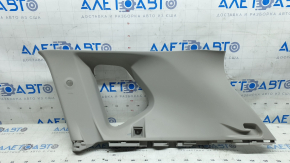 Ornament stâlp dreapta spate pentru Nissan Rogue 21-24, gri, fabricat în SUA, necesită curățare, zgârieturi