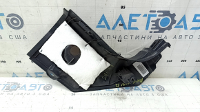 Накладка передней стойки нижняя левая Nissan Rogue 23-26 черная US built, потерта, царапины