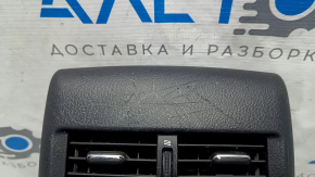 Накладка центральной консоли с воздуховодом Lexus RX350 RX450h 13-15 черная, царапины