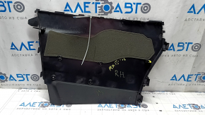 Накладка центральной консоли нижняя правая Lexus RX350 RX450h 10-15 черная, царапина