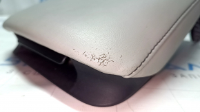 Подлокотник Lexus RX350 RX450h 13-15 кожа, серый, затерт