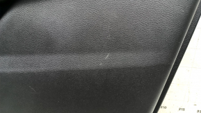 Panou ușă față dreapta pentru Nissan Rogue 23-24 fabricat în SUA, negru cu inserție din piele neagră, cotieră din piele, plafon maro, cu mâner și ornamente, zgârieturi