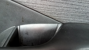 Panou ușă față dreapta pentru Nissan Rogue 23-24 fabricat în SUA, negru cu inserție din piele neagră, cotieră din piele, plafon maro, cu mâner și ornamente, zgârieturi