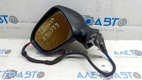 Зеркало боковое левое в сборе Nissan Ariya 23-26 9 пинов, черное, подогрев, BSM