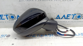 Зеркало боковое правое в сборе Nissan Ariya 23-26 9 пинов, черное, подогрев, BSM, царапины