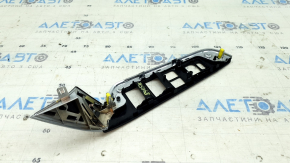 Накладка управления стеклоподъемником передним левым Toyota Camry v55 15-17 usa черная, царапина