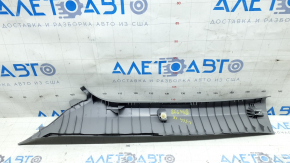 Ornament stâlp față dreapta sus pentru Toyota Camry v55 15-17 SUA, gri, zgârieturi, necesită curățare