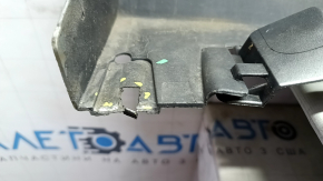 Порог левый Toyota Camry v55 15-17 usa серебро, с абсорбером, вмятины, царапины, сколы, надлом крепления, затертый