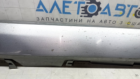 Порог правый Toyota Camry v55 15-17 usa серебро, с абсорбером, затертый, царапины, сколы