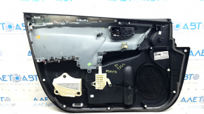 Panou ușă dreapta față pentru Toyota Camry v55 15-17, negru, cotieră din piele neagră, inserție din piele neagră, zgârieturi